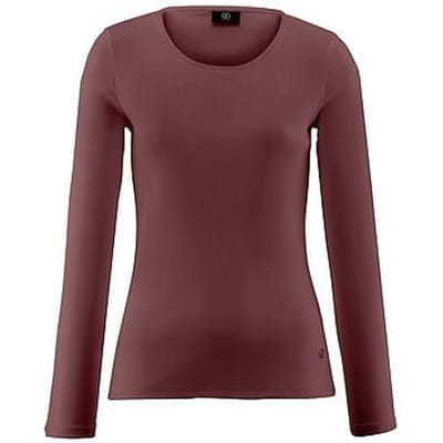 Shirt 100% katoen ronde hals Van Bogner rood