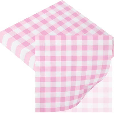 Servetten Roze Ruit, 33 x 33 cm, Papieren Servetten voor Verjaardag, Babyshower en Tafeldecoratie
