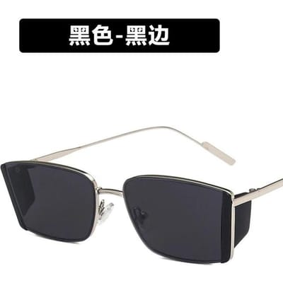 Vintage metalen frame vierkante Zonnebril Dames heren Bescherming Zonnebril unisex Lens Dames Bril mannelijk vrouwelijk