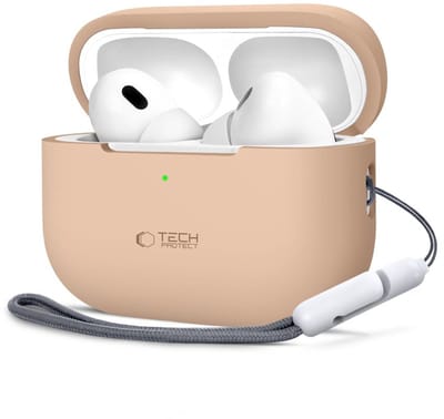 Tech-Protect Silicone Case for Apple AirPods Pro 1/2 - Beige