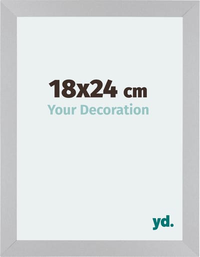 Your Decoration - Fotolijst 18x24 cm - MDF - Zilver Mat - Mura