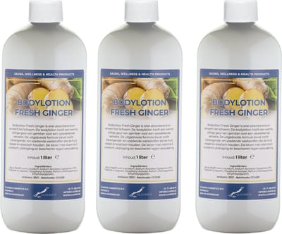 Bodylotion Fresh Ginger 1 Liter - set van 3 stuks