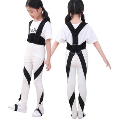 O X-Been Correctieband Houding Corrector Band Lichtgewicht Unisex Tieners Pediatrisch Benen Rechten Ondersteuning Large