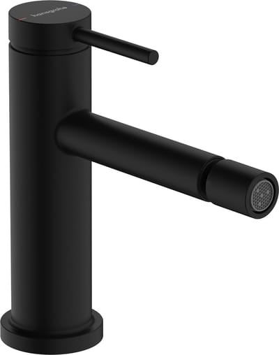 Hansgrohe Tecturis Bidetkraan - eengreeps - met trekwaste - mat zwart
