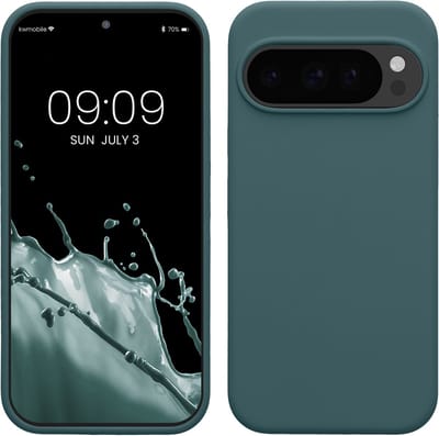 kwmobile telefoonhoesje geschikt voor Google Pixel 10 / Pixel 10 Pro - Hoesje met siliconen coating - Smartphone case in Arctische nacht