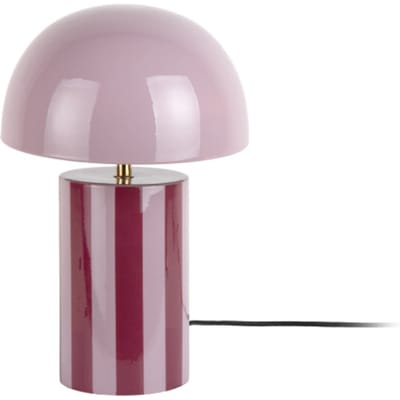 Leitmotiv tafellamp rayado dark mauve & soft lavender