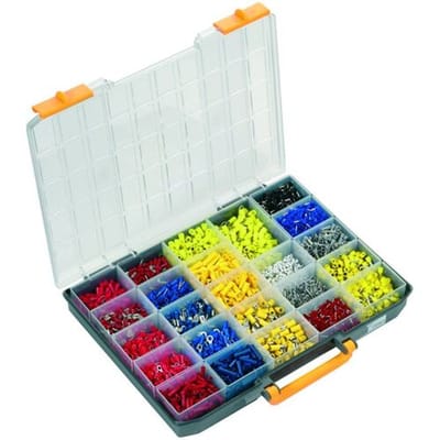 Weidmüller 9202640000 Assortiment kabelschoenen 0.50 mm² - 6 mm² Wit, Grijs, Rood, Zwart, Blauw, Geel 4500 stuk(s)