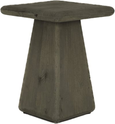 Tower Living - Asti bijzettafel vierkant - 40 cm - olijfbruin