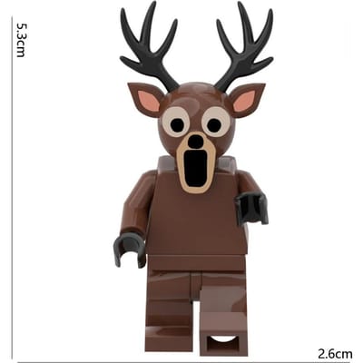 99 Nachten In Het Bos Hert Uil Geit Monster Bouwstenen Set Kinderspeelgoed Plastic Poppenmodel Gemonteerde Bouwstenen black