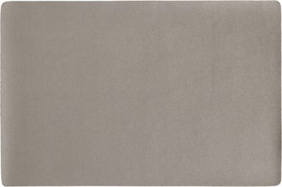 Zeller placemats lederlook - 45 x 30 cm - taupe - vegan leer - tafel onderleggers