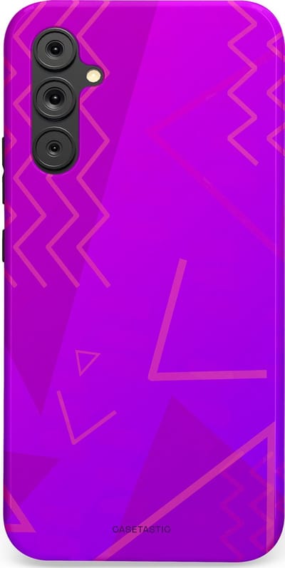 Casetastic Hoesje Geschikt voor Samsung A34 (5G) - Stijlvolle Beschermende Duo-layer Case - Discowave