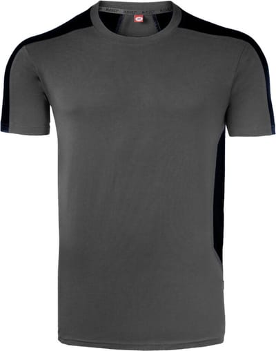 HAVEP T-shirt Bicolor 10072 - Charcoal/Zwart - L