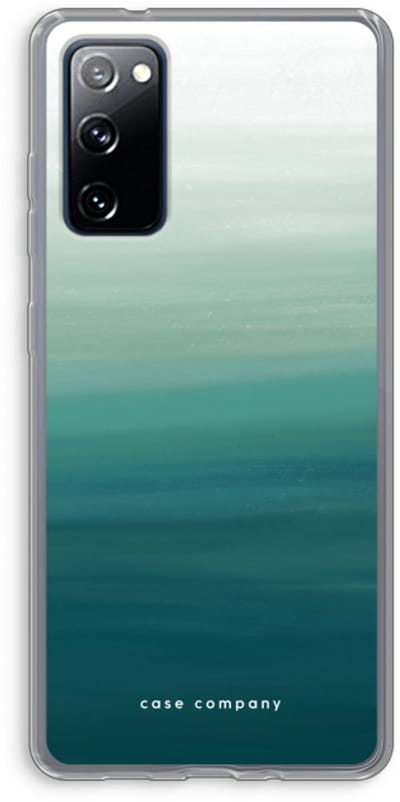 Case Company® - Hoesje geschikt voor Samsung Galaxy S20 FE / S20 FE 5G hoesje - Ocean - Soft Cover Telefoonhoesje - Bescherming aan alle Kanten en Schermrand