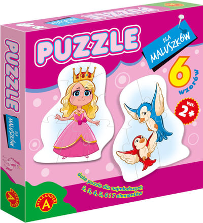 Puzzle dla maluszków królewna - Puzzel voor kleintjes prinses