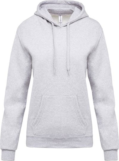 Kariban Eco damessweater met capuchon K473 - Ash Heather - XS