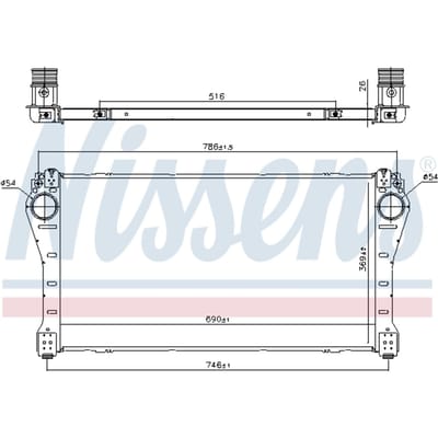 InlaatluchtRadiator NISSENS 961250