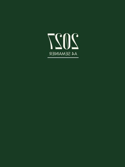 Agenda 2027 - Planificateur Professionnel - Organiseren Werk - 1 Week 2 Paginas - A4 Formaat - Groen