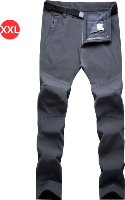 Bovista Skibroek - Skipak - Snowboard Broek - Winterbroek - Sneeuwbroek - Heren - Dames - Unisex - Wintersport - Donker Grijs XXL