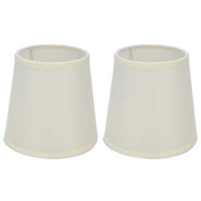 JeiibrZui Lampenkappen - Muggenwerende Veiligheidsverlichting - Eenvoudige Installatie & Hoge Lichtdoorlaatbaarheid - 2 Stuks - Voor Slaapkamer/Tafellamp Beige