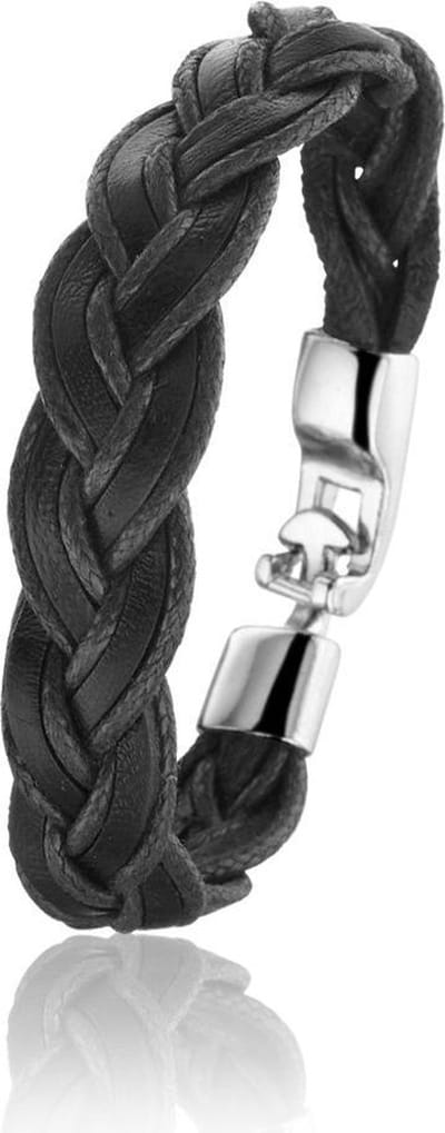 Montebello Armband Senna - PU Leer - 316L Staal - 15mm - 20cm