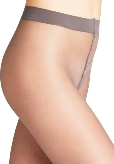 FALKE Pure Matt eenkleurig materiaal transparant 20 DEN panty dames grijs - maat M-L