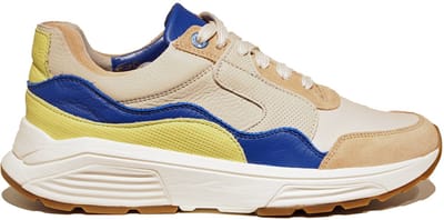 Xsensible taupe leren heren sneakers - Golden Gate