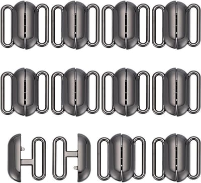 12 Stuks Bikini Sluiting 2x2cm Reserve Sluiting voor Lingerie en Badmode Reparatie