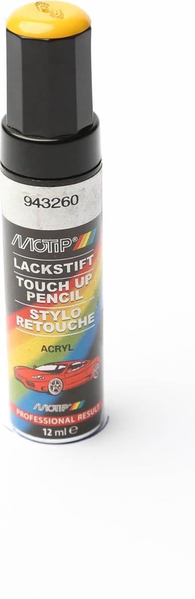 Motip 943260 - Auto lakstift - Geel - 12 ml