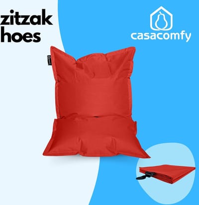 Casacomfy Zitzakhoes,Stoffen,Bekleding,Zonder Vulling,Homebase,100x150,Rood,Volwassenen & Kinderen
