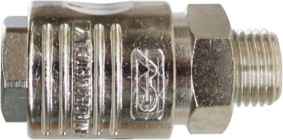 CriKo universele snelkoppeling voor compressor - Euro- en Orionkoppeling - 1/4" buitendraad - Max 16 bar