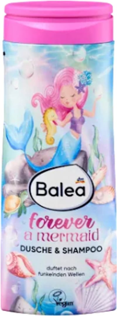2-in-1 Kinder Douchegel Balea Forever a Mermaid | 1x 300 ml | Frisse 2-in-1 Douchegel & Shampoo