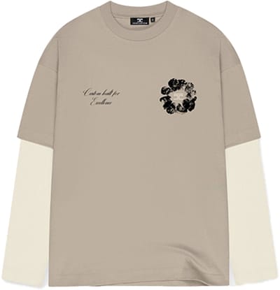 Jorcustom Flowers Double Layered Longsleeve T-Shirt