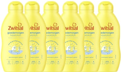 Zwitsal - Haarlotion Goedemorgen - 6 x 200 ml - Voordeelverpakking