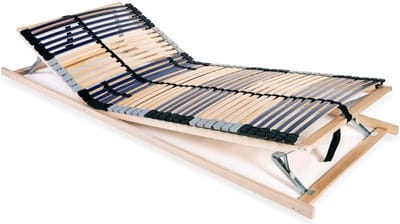 Lattenbodem 70x200 cm met 42 Latten en 7 Comfortzones - Verstelbaar
