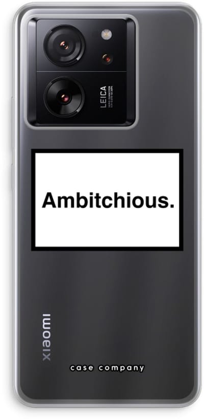 Case Company® - Hoesje geschikt voor Xiaomi 13T Pro hoesje - Ambitchious - Soft Cover Telefoonhoesje - Bescherming aan alle Kanten en Schermrand