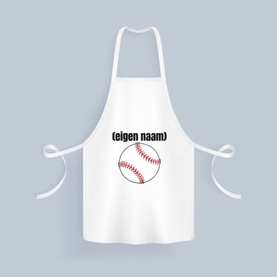 Akyol - honkbal met eigen naam Keukenschort - Honkbal - atleten - iemand die houdt van honkbal - verjaardag - cadeau - kado - 82 bij 71 cm
