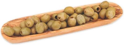 D.O.M. Olijfhouten Serveerschaal - 30 cm - Perfect voor Tapas Olijven en Snacks