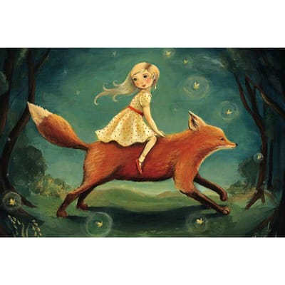 DIY Diamond Painting  Cartoon Kids Animal Knight  Borduurkruissteek Mozaïekdecoratie 20X30CM brown