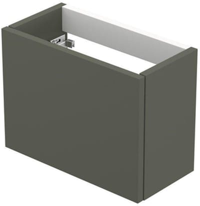 INK Versus Fonteinonderkast - 36x18x27cm - greeploos - 1 deur - links en rechtsdraaiend - MDF lak Mat beton groen