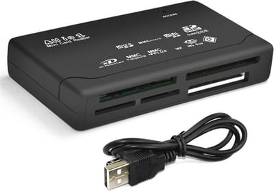 Geheugenkaartlezer -  All in one kaartlezer - Memorycard reader - CF/TF/MS/M2 - (Micro) SD kaart