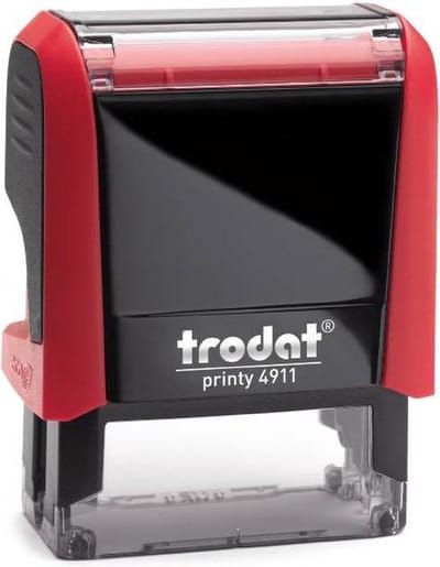 Trodat Printy 4911 - stempel met waardebon voor eigen tekstopgave