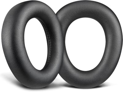 Vervangende Oorkussens voor Draadloze Over-Ear Hoofdtelefoons, Zacht Echte Leer en Geheugenfoam voor Comfort en Geluidsisolatie
