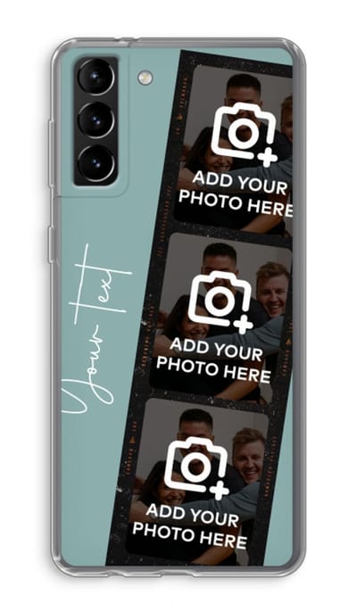 Gepersonaliseerd - Case Company® - Hoesje geschikt voor Samsung Galaxy S21 Plus hoesje - Filmrol N°1 - Soft Cover Telefoonhoesje - Bescherming aan alle Kanten en Schermrand