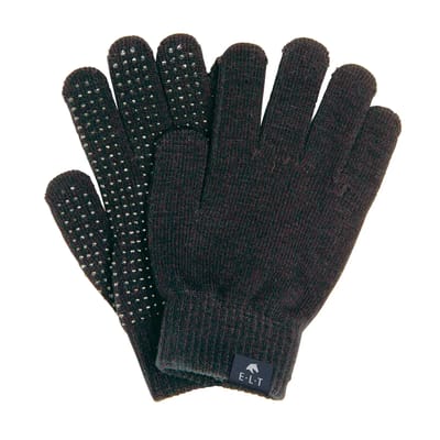 Elt Handschoenen Magic Grippy Kind - Ruiteraccessoires - Zwart Voor Kinderen One Size