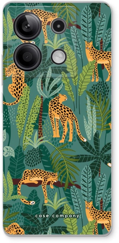 Case Company® - Hoesje geschikt voor Xiaomi Redmi Note 13 5G hoesje - Luipaard 2 - Soft Cover Telefoonhoesje - Bescherming aan alle Kanten en Schermrand