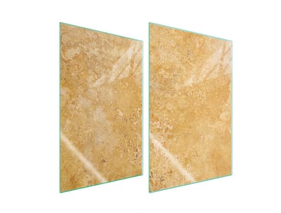 TMK ArtDeko Collectie - Glas Beschermplaat - 35x52 cm - Schist Motief