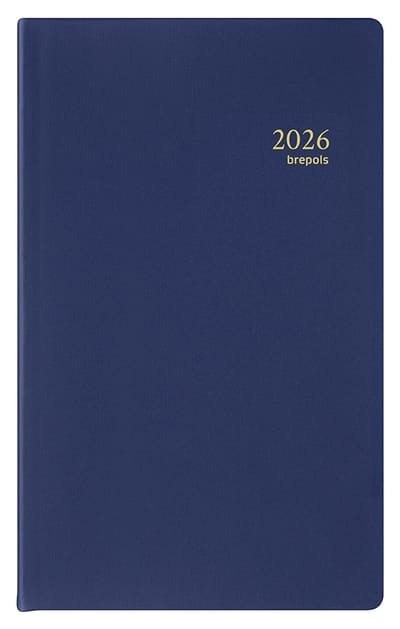 Brepols agenda 2026 - BREPLAN [0.774] - SETA - 1 week op 1 pagina - Weekoverzicht - Blauw - 9 x 16 cm