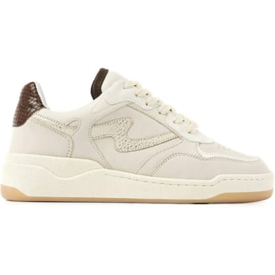VIA VAI Sam Levi Sneakers Dames - Leer - Beige