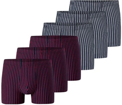Schiesser Heren retro short / pant 6 pack 95/5 Essentials Cotton