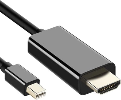 Mini DisplayPort naar HDMI kabel - 1 meter - 4K@30Hz - Zwart - Allteq